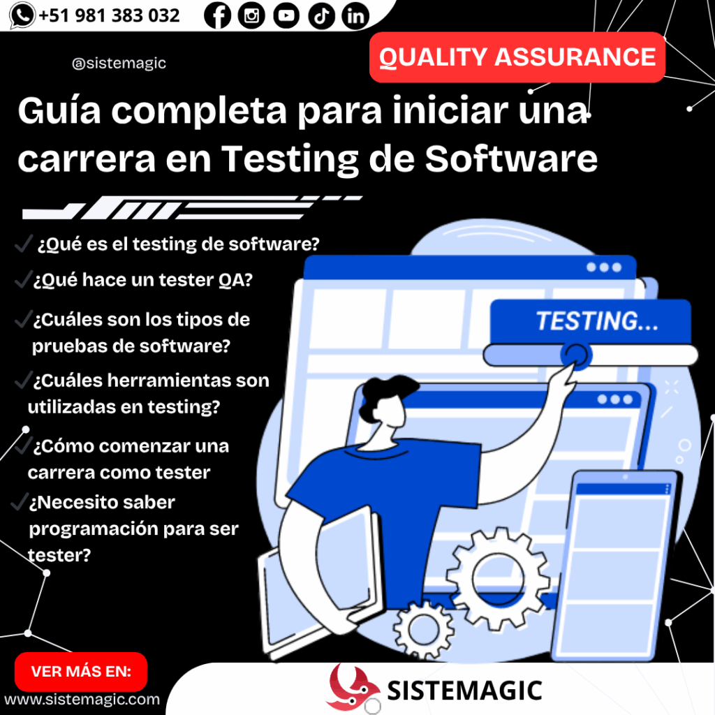 Carrera en testing de software